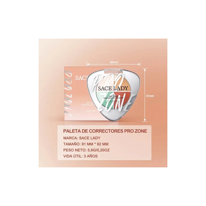 Sace Lady Base De Maquillaje Corrector Impermeable Concealer