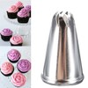 BELTI Stainless Steel Eight Teeth Drop Rose Flower Icing Piping