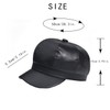Foetest Cap Leather Hat Baseball Cao Casual Hat Sun Hat