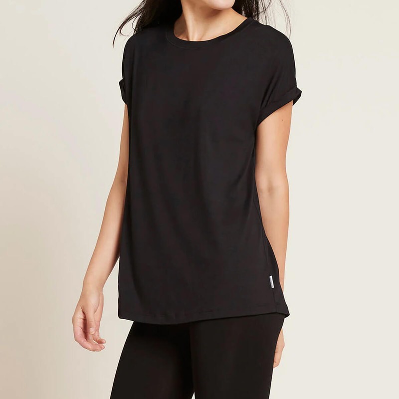 Boody Downtime Lounge Top, Black / S