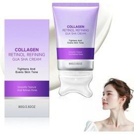 Crema Reafirmante Cuello con Retinol y Colágeno con Gua Sha
