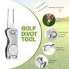 PATIKIL Golf Divot Repair Tool, 6 Pack Foldable Metal Golf