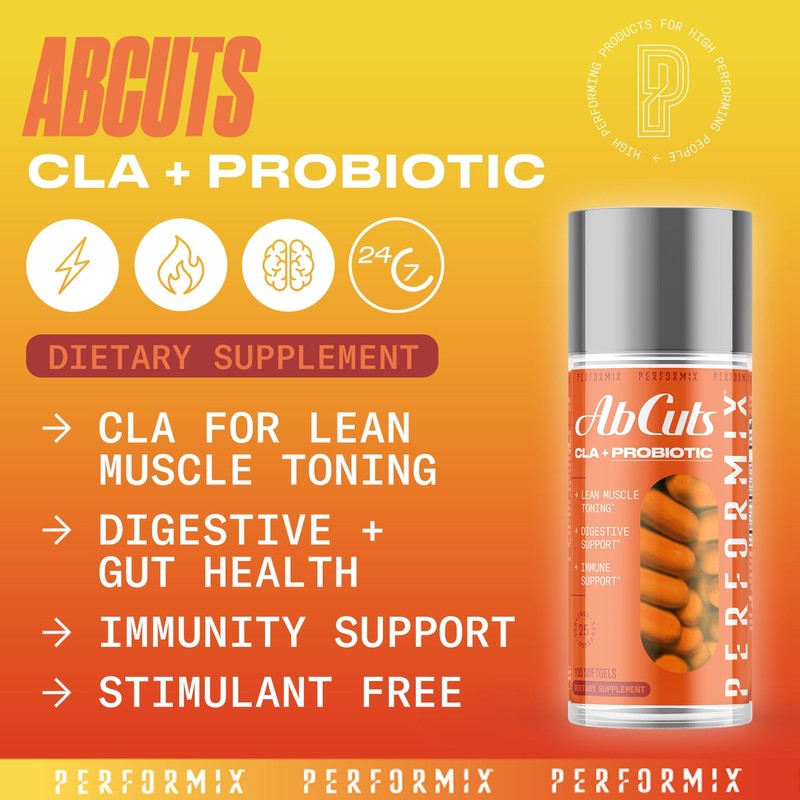 PERFORMIX - AbCuts CLA + Probiotics - Fitness Goals -