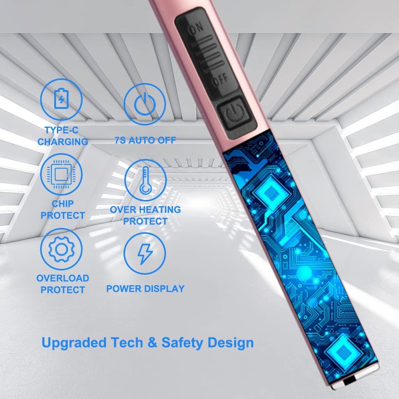 MeeToo Electric Candle Lighter Rechargeable Lighter Type-C Plasma Arc Lighters