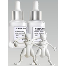 Supercolor 10x Concentrated Pigment for Solid White Color, Made in Korea by 3DMaterials