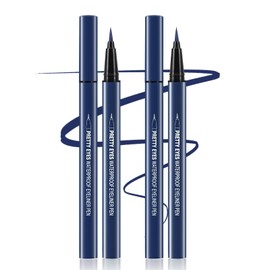 Boobeen 2pcs Liquid Eyeliner Pen, Matte Eye Liner with Precision Tip, Long Lasting Eyeliner Pencil for Bold Eye Makeup, Glides on Smoothly