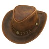 SideWinder Australian Cowboy Leather hat Unisex Adult for Men and