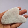 Lovionus89 Scraping Facial Massage Tools, Crystal Jade Guasha Stone Board