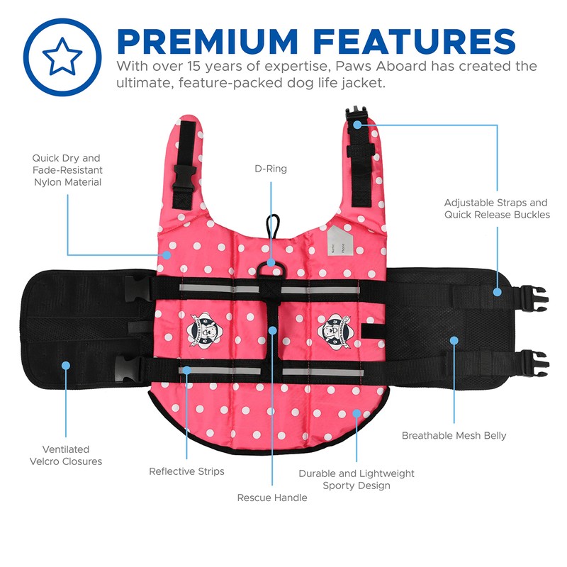 Paws Aboard Pet Life Jacket