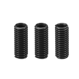 PATIKIL Grade 8.8 Carbon Steel Threaded Repair Insert Nut, 3pcs M6x1 Female to M8x1.25 Male High Strength Screw Sleeve Inserts Reducing Adapter Reducer 20mm