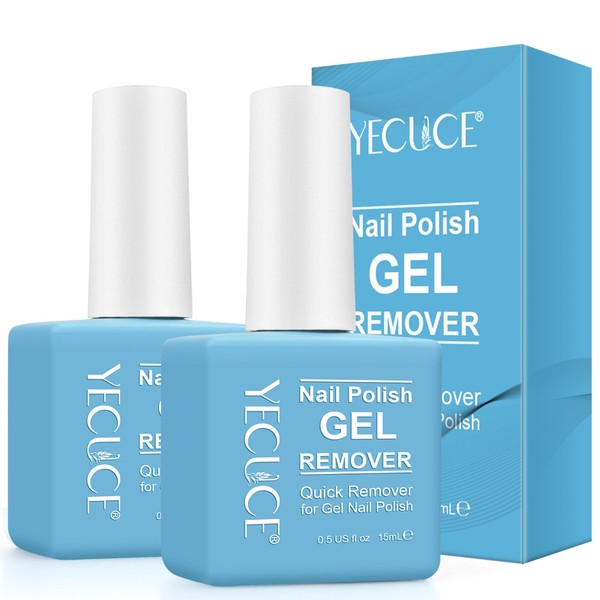 Gel Remover for Nails 2Pack, Gel Nail Polish Remover Quickly