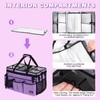 TWINDLE Extra-Large Cleaning Caddy Bag With Detachable Divider,Cleaning Caddy For