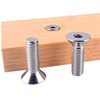 VAMUOEFL 1/4-20 x 1 Flat Head Socket Cap Screws Countersunk