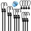 Bungee Cords with Hooks, 14 Pcs Heavy Duty Bungee Cord,