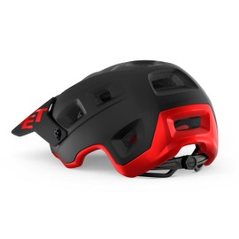 MET - Terranova Mountain Bike Helmet In Red / Black Size Large (58-61 cm)