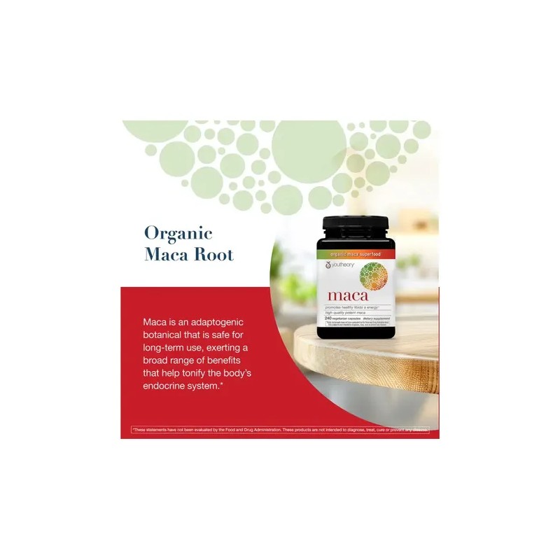 Maca Youtheory 240 Capsulas 1000mg