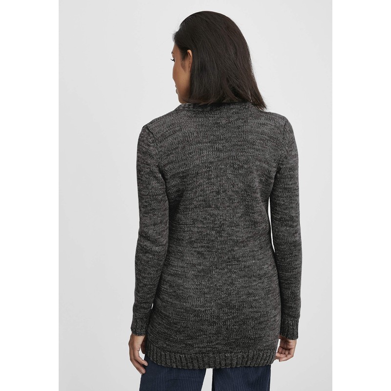 OXMO Philemona Women's Long Cardigan, Chunky Knit Cardigan, Long Knit