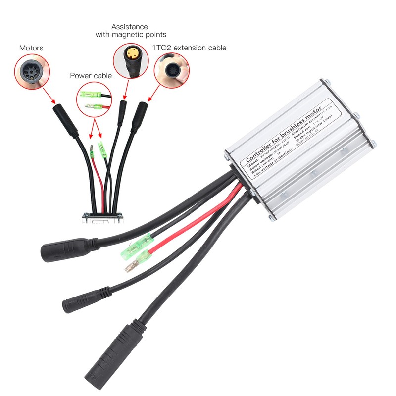 Electric Bike Conversion Kit LCD6 Display Full Waterproof DIY Electric