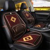 Wood Beaded Comfort Seat Cover with Cooling Ventilated Mesh Lumbar