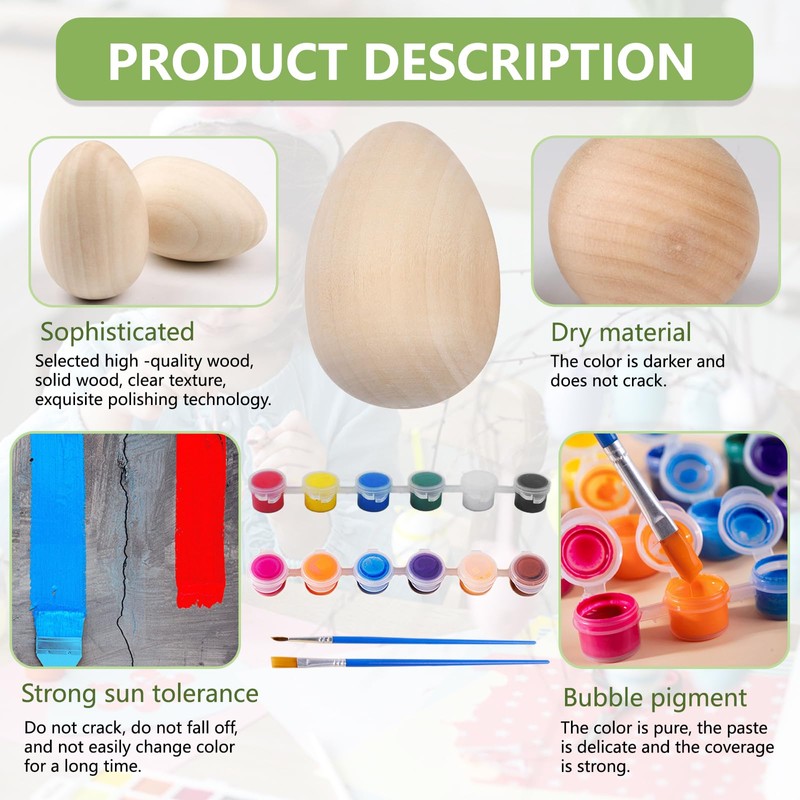 Egg Mazing Decorating Kit - Wooden Easter Eggs & Pysanky