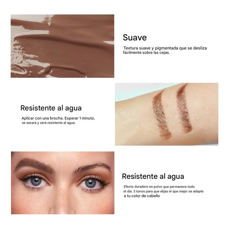 Verdora Tinte De Cejas Waterproof 24h Kit Larga Duración 6g