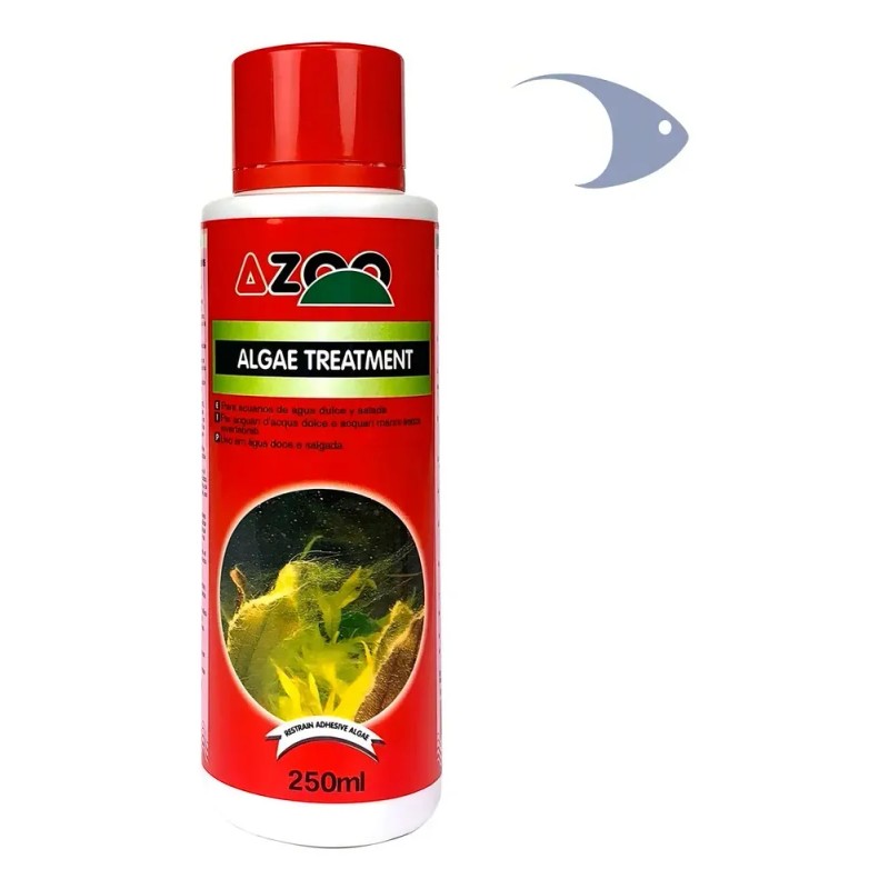 Algae Treatment Azoo 250ml Tratamiento Alga Estanque Acuario