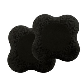 Pack of 2 Yoga Knee Pads, Non-Slip Yoga Knee Pads, Yoga Wrist and Elbow Support Pads, Non-Slip Yoga Knee Pads for Pilates Exercises and Fitness (Black)