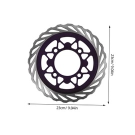 KOMBIUDA Mini Bike Decorative Brake Cover Motorcycle Disc Cover for Modification High Hardness Durable Design for Mini Bike Enthusiasts Upgrade Your Riding Experience