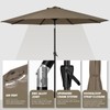 Tempera 9ft Patio Market Outdoor Table Umbrella with Push Button