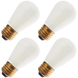 Industrial Performance 15S14/CW 130V, 15 Watt, S14, Medium Screw (E26) Base Light Bulb (4 Bulbs)