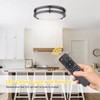 Kalium LED Ceiling Light with Remote 16 Inch Flush Mount