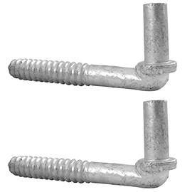 4-1/2" Wood Post Lag Screw Hinge - 5/8 Hinge Pin 2 Pack