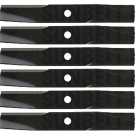 (6 Pack) Premium Medium Lift Replacement XHT Lawn Mower Blade Fits Oregon 91385 | 14" x 2" / 0.6875" Hole