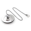 Bath Stopper Chain Included (Stainless Steel/Rubber) Bath Stopper [Attachment and