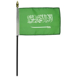 Us Flag Store Saudi Arabia Flag, 4 by 6-Inch