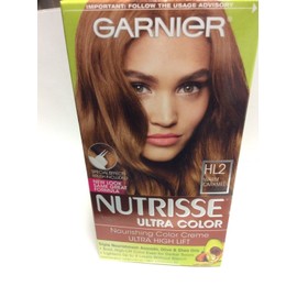 Garnier Nutrisse Ultra Color Nourishing Color Hair color, #HL2 WARM CARAMEL NEW