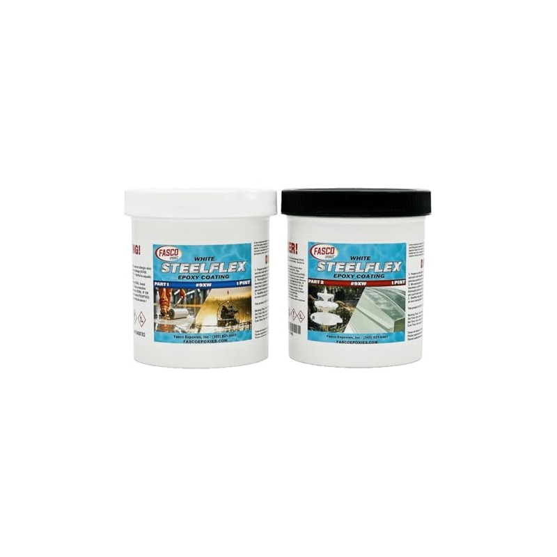 Fasco Epoxies 9XWQK - Steelflex White - Quart Kit