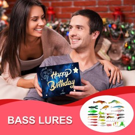 Lure Kit - Fishing Hooks Set,Fishing Lures Tackle Set Fishing Bait Lure Gear Hooks Accessories Kit for Bass Freshwater