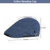 meioro Men's Newsboy Hat Flat Cap Ivy Cotton Adjustable Taxi