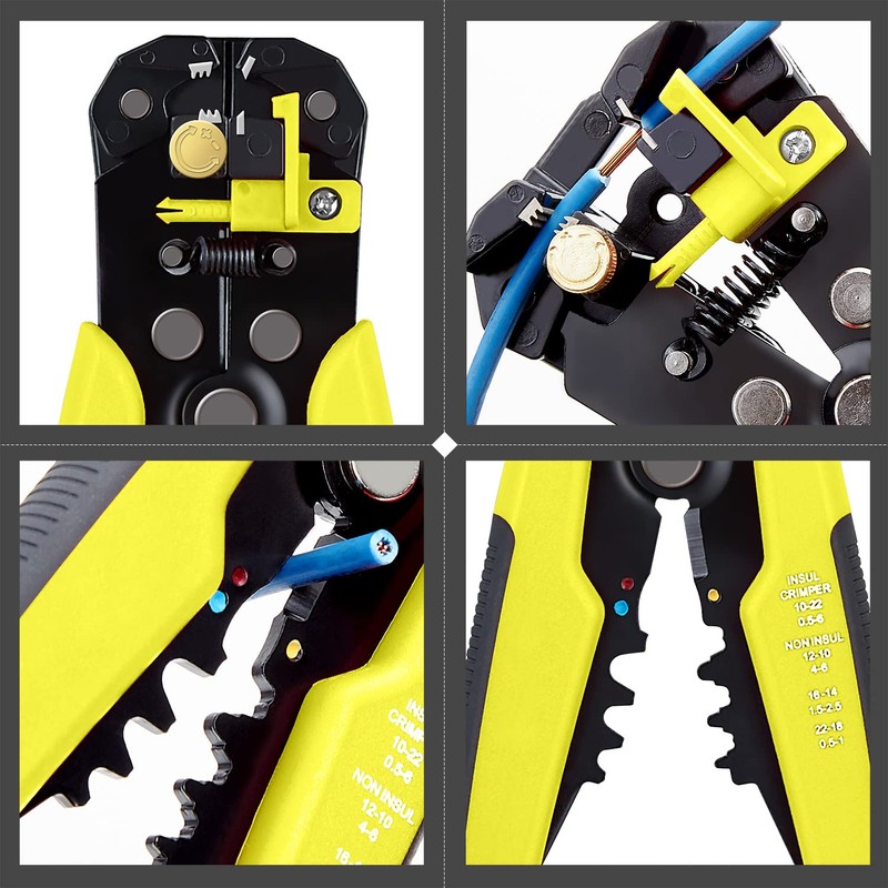 Crimping Tool – Electrical Wire Crimping Tool - Adjusting PVC