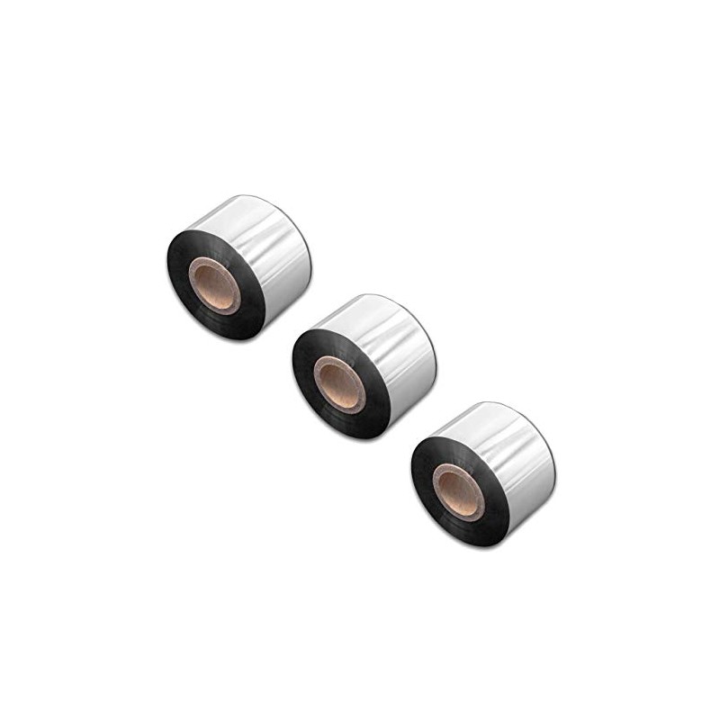 vhbw 3 x Thermal Transfer Tape Compatible with TSC TTP-344M