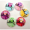 50 Pcs/Pack Wooden Buttons 2 Hole Cute Animals Button for