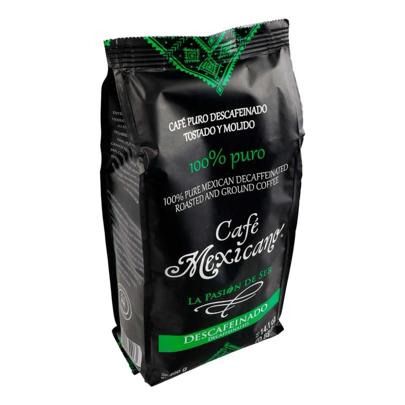 Café Mexicano Descafeinado Molido 400g