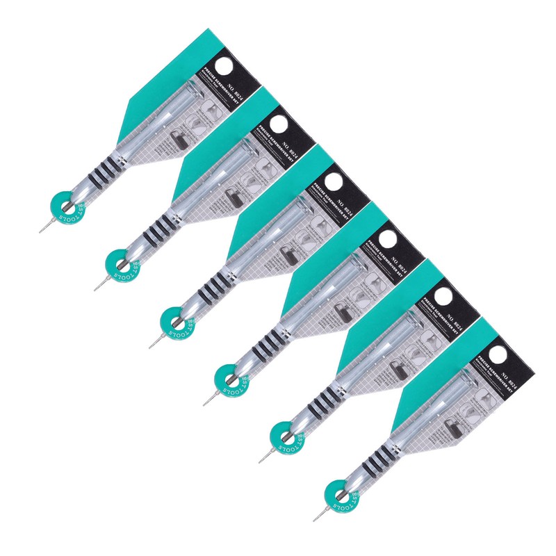 6Pcs Slot Screwdriver Hand Disassembly Repairing Tool 25mm for Electronics