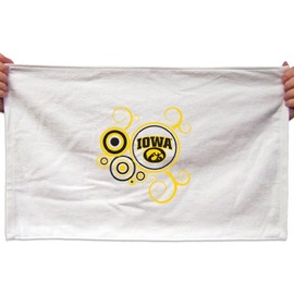 VictoryStore Towels - University of Iowa Rally Towels, Swirl Design, Set of 3