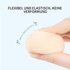 Qwesure Xixi Teardrop Shaped Makeup Sponges Individual Storage Box Packaging