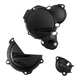 POLISPORT 91375 – Engine Covers Protection Kit KTM, HUSQVARNA Black