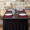 Linen Fabric Placemats Set of 4, Machine Washable, Heat Resistant,