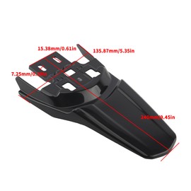 ABCERRSI Dirt Bike Sur Ron Rear Fender Protector,Motorcycle Back Mud Guard Fender to Segway X160 X260 Electric Dirt Bike Accessories