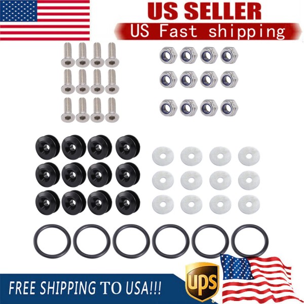 Unbranded 12Pcs/6Set Car Quick Release Fasteners Bumper Holder Trunk Fender